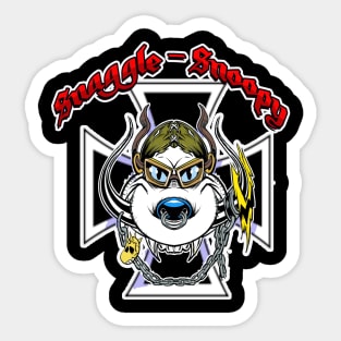 Snaggle_\ Snoopy Sticker